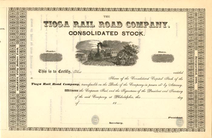 Tioga Rail Road Co.